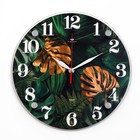 Часы настенные, интерьерные "Листья", d-30 см, бесшумные - фото 320441269