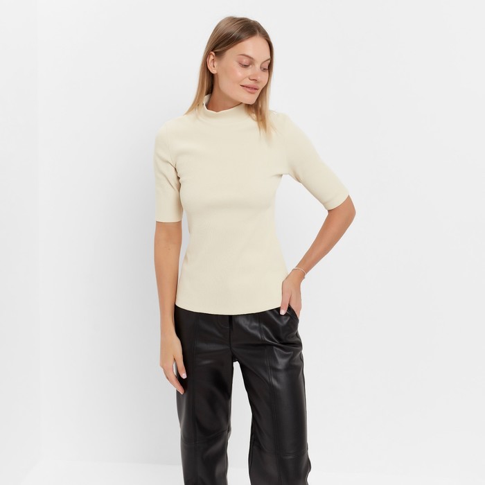 Джемпер женский, цвет бежевый, размер 46 59870