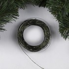 УЦЕНКА Гирлянда «Нить» 50 м роса, IP44, зелёная нить, 500 LED, свечение белое, 8 режимов, 31 В - Фото 6