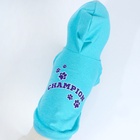 Толстовка Champion для собак (футер), размер XS (ДС 18, ОШ 28-30, ОГ 38-40), голубая - Фото 7