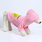 Толстовка Best Friends для собак (футер), размер XS (ДС 18, ОШ 28-30, ОГ 38-40), розовая - Фото 3