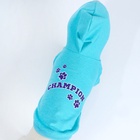 Толстовка Champion для собак (футер), размер L (ДС 30, ОШ 38-40, ОГ 52-56), голубая - Фото 7