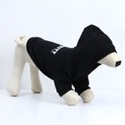 Толстовка Security для собак (футер), размер L (ДС 30, ОШ 38-40, ОГ 52-56), чёрная - фото 24426027