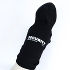 Толстовка Security для собак (футер), размер L (ДС 30, ОШ 38-40, ОГ 52-56), чёрная - фото 24426032