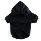 Толстовка Security для собак (футер), размер L (ДС 30, ОШ 38-40, ОГ 52-56), чёрная - фото 24426030