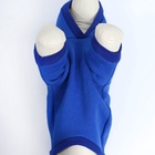 Толстовка однотонная для собак (футер с начесом), размер M (ДС 29, ОШ 38-42, ОГ 50-54), синяя - Фото 8