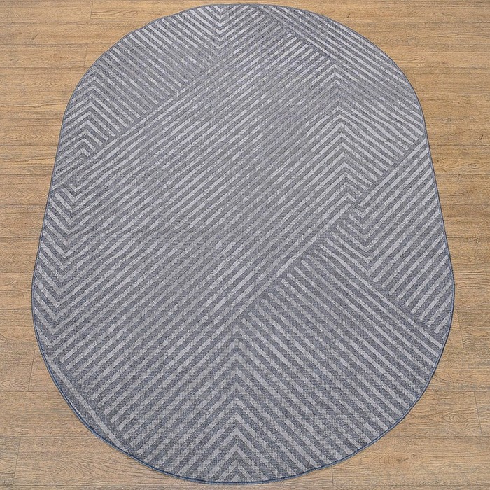 Ковёр овальный «Декора Сизаль», размер 60х110 см - Фото 1