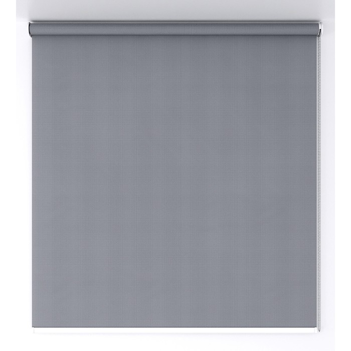 Рулонная штора «Санскрин», 140х180 см, цвет серый - Фото 1