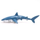 УЦЕНКА Акула радиоуправляемая «Белая», плавает, брызгает водой, работает от аккумулятора, синяя - Фото 2