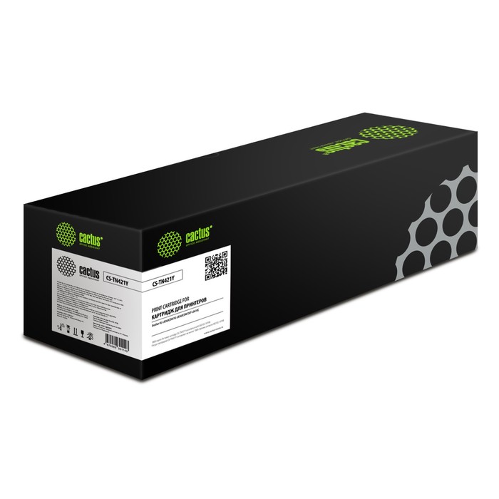 Картридж Cactus CS-TN421Y TN-421Y, для Brother HL-L8260CDW/HL-L8360CDW, 1800 стр, жёлтый