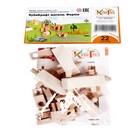 Конструктор деревянный «КубиГрад», «КубиКрафт жители. Ферма» - Фото 3