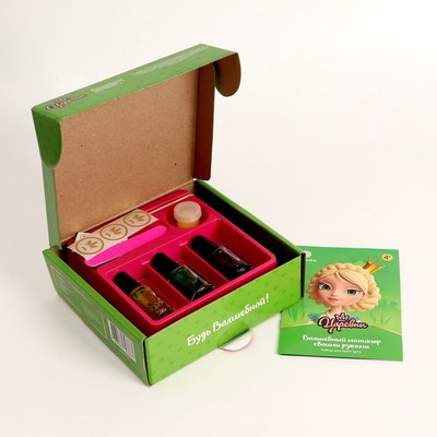 Волшебный маникюр своими руками «Царевны», Василиса, 3 цвета