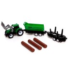 Набор игровой «Ферма», трактор, 2 прицепа - фото 24441154