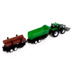 Набор игровой «Ферма», трактор, 2 прицепа - фото 24441155