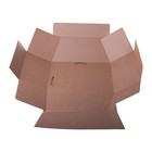 Папка архивная на резинках Calligrata, микрогофрокартон, 150 мм, бурый, до 900 л - фото 24617171