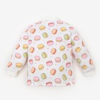 Кофточка для девочки «Macaron», цвет белый/розовый, рост 86 см 9431433 - фото 14141626