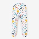 Ползунки для мальчика «Dino», цвет белый/жёлтый, рост 68 см 9431453