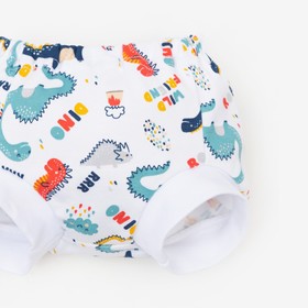 

Трусы на подгузник «Dino», цвет белый/жёлтый, рост 86 см