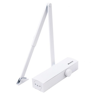 Доводчик дверной БУЛАТ ДД 812/5 С-W, 25-120 кг, белый