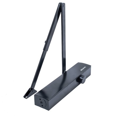 Доводчик дверной БУЛАТ ДД 813/6 С-B, 45-150 кг, черный