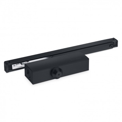 Доводчик дверной NOTEDO DC-085 SL HO, со скользящей тягой, 80 кг, черный