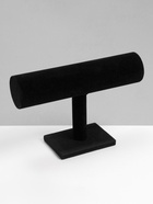 Подставка для часов, браслетов и цепочек QF, 23×13.5×7 см, d=5 см, чёрная - Фото 4