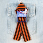 Значок с георгиевской лентой на 9 Мая «Спасибо за мирное небо», 4.4×6.3 см - Фото 5