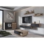 Полка навесная Даллас, 1200х236х220, Дуб каньон - фото 21978474