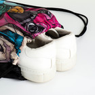 Мешок для обуви на шнурке, цвет фиолетовый/разноцветный - фото 24597277