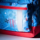Рюкзак детский на молнии, наружный карман, светоотражающая полоса, цвет голубой - фото 6789128