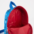 Рюкзак детский на молнии, цвет синий - Фото 6