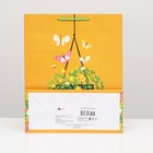 Пакет подарочный "Цветочные качели" 26 х 32 х 12 см - Фото 2