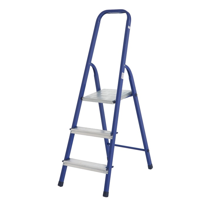 Стремянка ТУНДРА "ЛАЙТ", комбинированная, 3 ступени, 600 мм - Фото 1