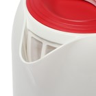 Чайник электрический ENERGY E-274, пластик, 1,7 л, 2200 Вт, бело-красный - фото 9176266
