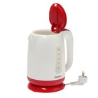 Чайник электрический ENERGY E-274, пластик, 1,7 л, 2200 Вт, бело-красный - фото 9176268