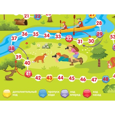 Настольная игра-ходилка Десятое Королевство «В лесу»