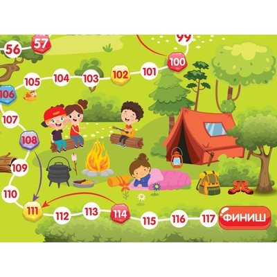 Настольная игра-ходилка Десятое Королевство «В лесу»