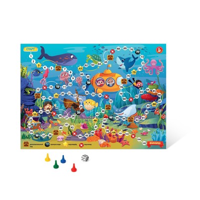 Настольная игра-ходилка Десятое Королевство «В океане»