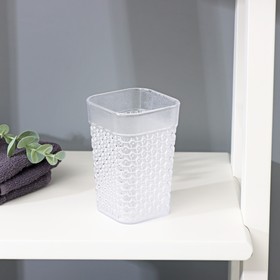 

Стакан для зубных щёток Neo Luxe, d=7,4 см, h=11,2 см, цвет горный хрусталь