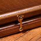 Нарды ручной работы "Летящий орёл", 60х30 см, с шахматным полем, массив ореха, Армения - фото 25463668