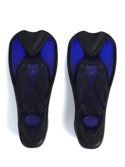 Ласты для плавания ONLYTOP, р. 44-45, чёрные, синие