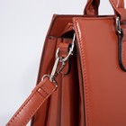 Сумка женская El Masta на молнии, наружный карман, длинный ремень, цвет рыжий - фото 24316682