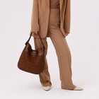 Сумка женская El Masta на молнии, наружный карман, длинный ремень, цвет коричневый - Фото 9