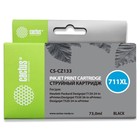 Картридж струйный Cactus CS-CZ133 №711, для HP DJ T120/T520, 73мл, чёрный 9394229 - фото 313120080