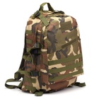 Рюкзак тактический туристический Storm tactic, 40 л, с карманами, расцветка мультикам, зелёный/коричневый - Фото 2