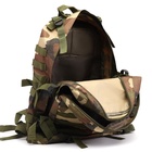 Рюкзак тактический туристический Storm tactic, 40 л, с карманами, расцветка мультикам, зелёный/коричневый - Фото 7