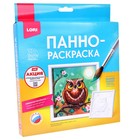 Панно-раскраска «Сова» 15 × 15 см - Фото 3