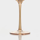 Бокалы для вина Magistro «Иллюзия», 550 мл, 10×24 см, набор 2 шт., стекло, бронзовые - Фото 4