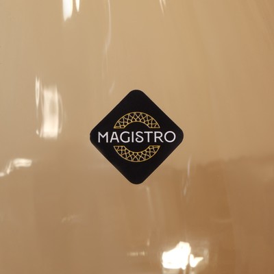 Бокалы для вина Magistro «Иллюзия», 550 мл, 10×24 см, набор 2 шт., стекло, бронзовые