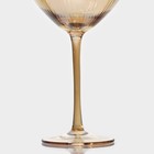 Бокалы для вина Magistro «Иллюзия», 550 мл, 10×24 см, набор 6 шт., стекло, золотые - Фото 7